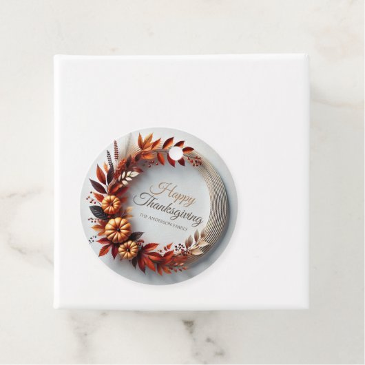 ハッモダンプサンクスギビングフローラリースカスタム フェイバータグ (インサイチュ)