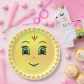 ハッモダンプサン顔 ペーパープレート (パーティー)