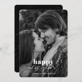 ハッモダンプニューイヤーフォトホリデー シーズンカード (正面/裏面)