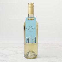 ハッモダンプハヌッカロウソクボトルハンガーラベル