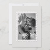 ハッモダンプバレンタインデー写真ホリデーカード サンキューカード (裏面)