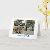 ハッモダンプファミリーデー写真ホリデーカード カード (黄色い花)