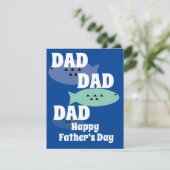 ハッモダンプファーザーズデイ魚釣りブルー (スタンド正面)