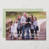 ハッモダンプホリデーシンプルタイポグラフィ シーズンカード (正面/裏面)