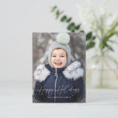 ハッモダンプホリデースクリプト雪の花の写真 シーズンポストカード (スタンド正面)