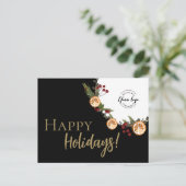 ハッモダンプホリデーズカスタムロゴリーフリース シーズンポストカード (スタンド正面)