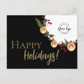 ハッモダンプホリデーズカスタムロゴリーフリース シーズンポストカード (正面)