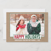 ハッモダンプホリデーズフォトクラフト シーズンカード (正面)