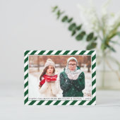 ハッモダンプホリデーズフォトグリストライプーン ポストカード (スタンド正面)