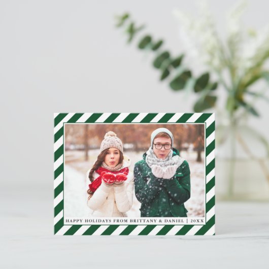 ハッモダンプホリデーズフォトグリストライプーン ポストカード (スタンド正面)