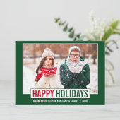 ハッモダンプホリデーズフォトグリーン シーズンカード (スタンド正面)