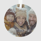 ハッモダンプホリデーズ写真テンプレート オーナメント (裏面)