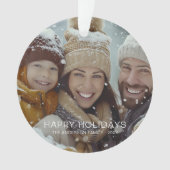 ハッモダンプホリデーズ写真テンプレート オーナメント (正面)