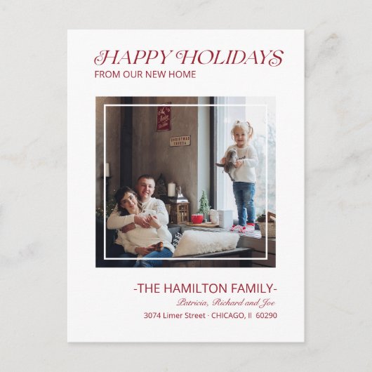 ハッモダンプホリデー引越し案内の写真 シーズンポストカード (正面)