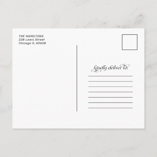 ハッモダンプホリデー引越し案内の写真 シーズンポストカード (裏面)