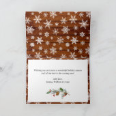 ハッモダンプホリデー2写真クリスマス カード (内部)