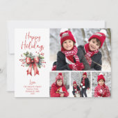 ハッモダンプホリデー4枚フォトレッドボウスクリプト シーズンカード (正面)
