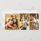 ハッモダンプホリデー6枚Red Bow Script シーズンカード (裏面)