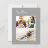 ハッモダンプホリデー |シルバー縦3枚の写真 シーズンカード (正面)