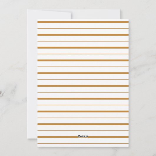 ハッモダンプミニマルホリデーオーナメントクリスマス シーズンカード (裏面)
