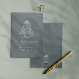 ハッモダンプミニマル・ホリデー企業の・クリスマス シーズンカード