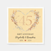 ハッモダンプ45周年記念ナ結婚プキンス スタンダードカクテルナプキン (正面)