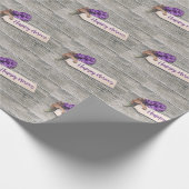 ハッモダン素朴プノーズハイアシンス ラッピングペーパー (角)