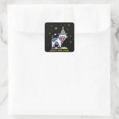 ハッモープイヤーパーティー牛 スクエアシール (バッグ)