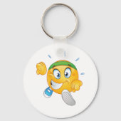 ハッランニングピー絵文字 キーホルダー (正面)