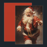 ハッランニングピーSanta シーズンカード<br><div class="desc">ハッピーサンタランニングクローススタイルズ&ラウジング， 1950年代</div>