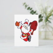 ハッランニングピーSanta シーズンポストカード (スタンド正面)