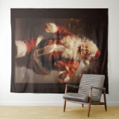 ハッランニングピーSanta タペストリー (インサイチュ(横))