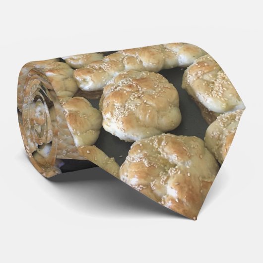 ハッラーによって編まれるパンのおもしろいのおっちょこちょいのな人のタイ ネクタイ (ロール)