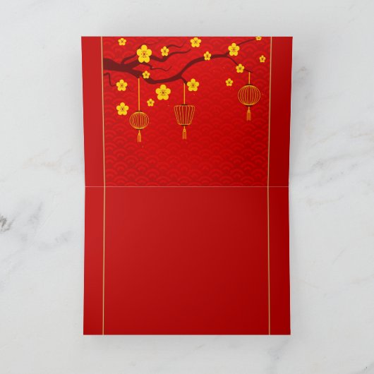 ハッ中国のプタイガー2022年新春の花咲きHGC シーズンカード (内部)