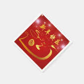 ハッ中国のプニューイヤースネーク2025 PPN スタンダードカクテルナプキン (角)
