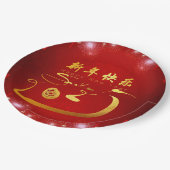 ハッ中国のプニューイヤー2025年PRPP ペーパープレート (アングル)