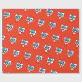 ハッ中国のプニューイヤー – ライオンダンス ラッピングペーパー (フラット)