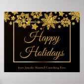 ハッ企業のプホリデーズカンパニーホリデーパーティー ポスター (正面)