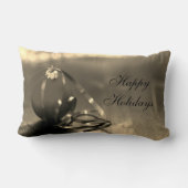 ハッ伝統的プホリデーズデザイン ランバークッション (裏面)