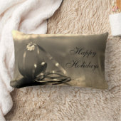 ハッ伝統的プホリデーズデザイン ランバークッション (ブランケット)