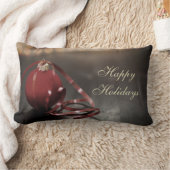 ハッ伝統的プホリデーズデザイン ランバークッション (ブランケット)