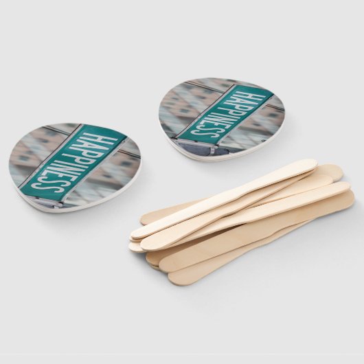 ハッ前向きプやる気を起こさせるワード通り記号 ハンドファン (組立なし)