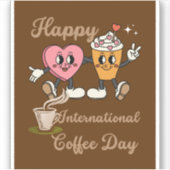 ハッ国際的ピーの日… シール (正面)