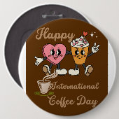 ハッ国際的ピーの日… 缶バッジ (正面&裏面)