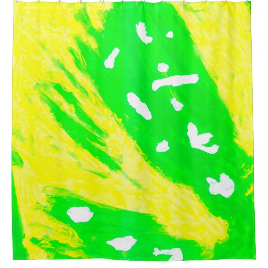 ハッ感じプシャワーカーテン シャワーカーテン (正面)