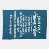 ハッ感動的プホームの特別レシピ キッチンタオル (横)