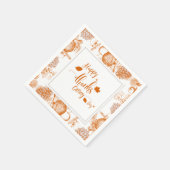 ハッ感謝してい与えズ スタンダードカクテルナプキン (角)