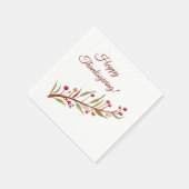 ハッ感謝してい与えプのナプキン スタンダードカクテルナプキン (角)