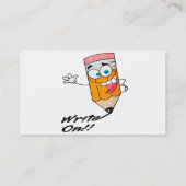 ハッ書プ鉛筆のおもしろい漫画 名刺 (裏面)