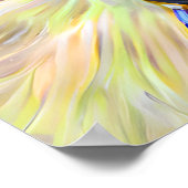 ハッ熱狂するプマンチェスターテリアードッグアートポートレート ポスター (角)